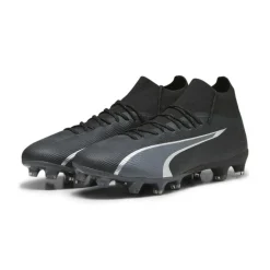 Puma Ultra Pro FG AG voetbalschoenen heren black asphalt< Voetbalschoenen