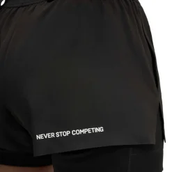 Sportbroek-Puma x HYROX 2 in 1 short dames black