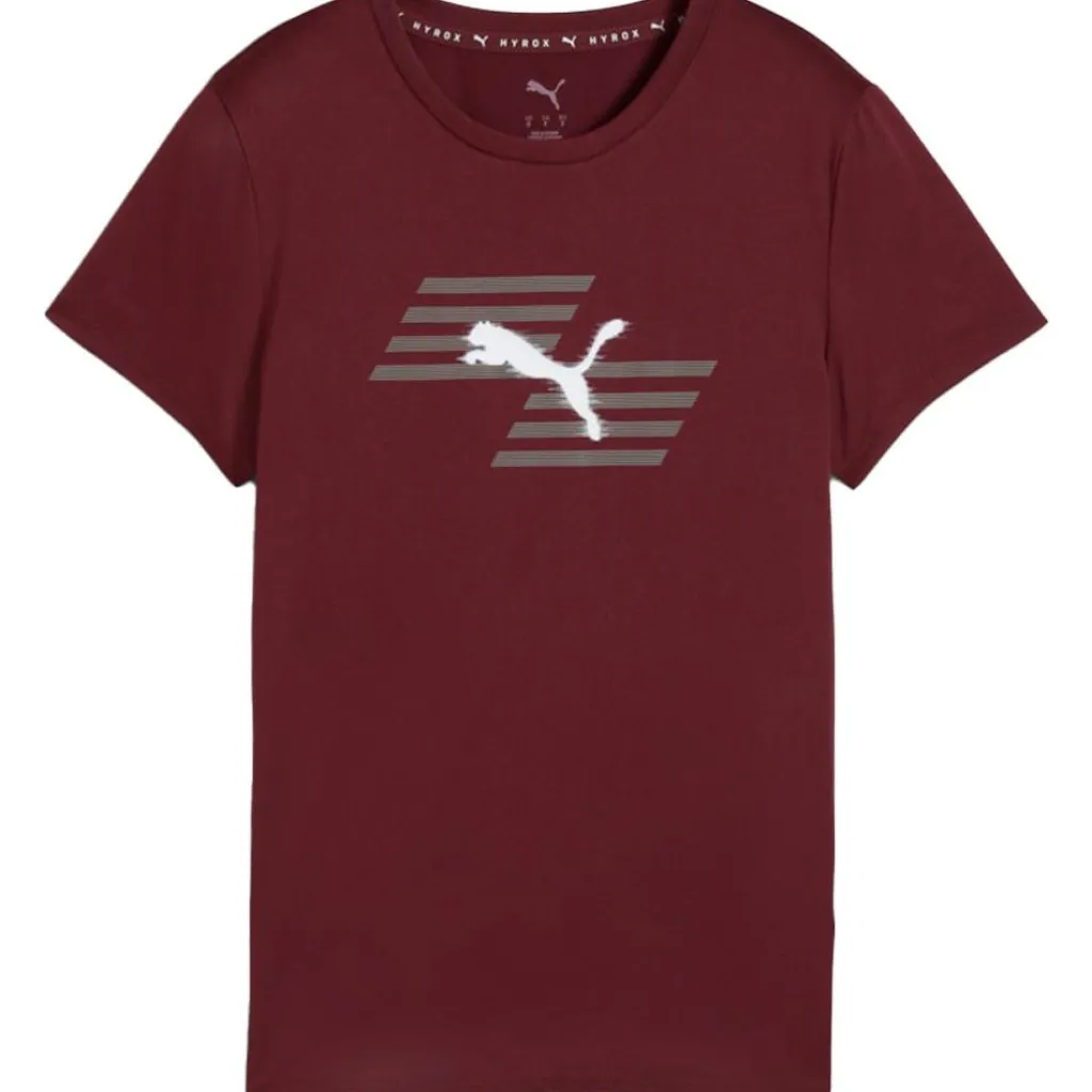 Puma x HYROX shirt dames ruby shimmer< Sportshirt