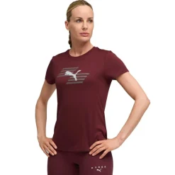 Puma x HYROX shirt dames ruby shimmer< Sportshirt