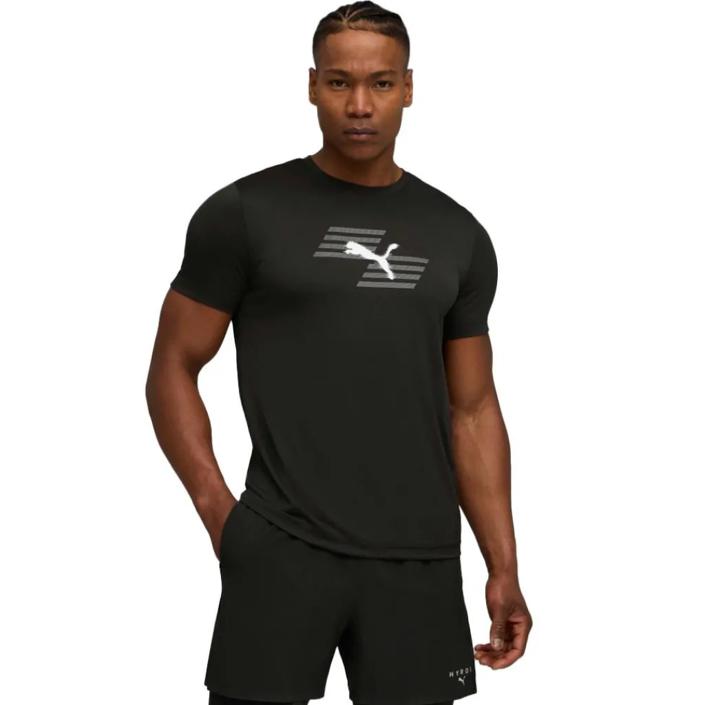 Puma x HYROX SL shirt heren black< Sportshirt