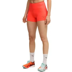 Sportbroek-Puma x HYROX sportlegging dames glowing red