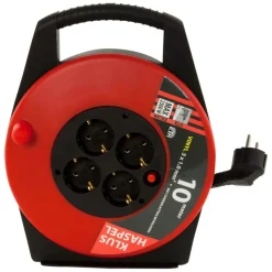 Q-Link Klus kabelhaspel 10 meter< Camping Elektra