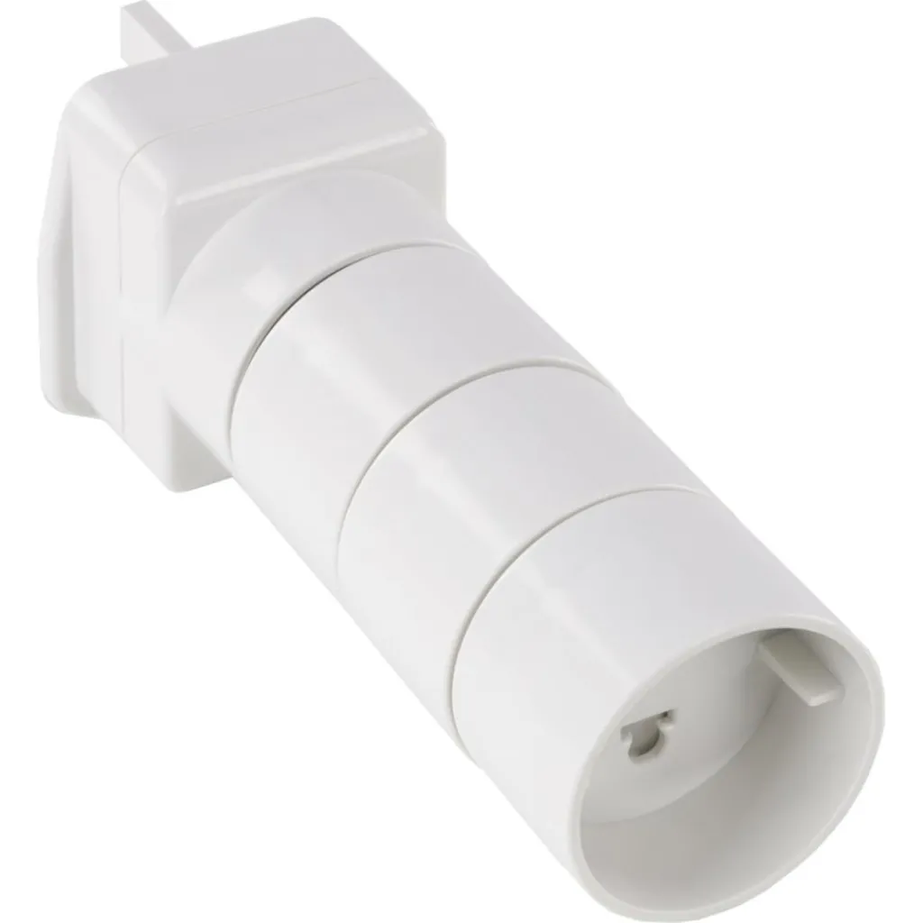 Q-Link Reisstekkerset 4-voudig wit< Camping Elektra