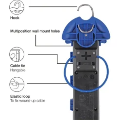 Q-Link 4-voudige CEE stekkerdoos met CMS 5 meter< Camping Elektra