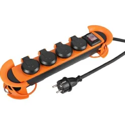 Q-Link 4-voudige stekkerdoos met CMS 5 meter< Camping Elektra