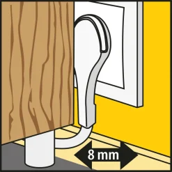 Camping Elektra-Q-Link 5-voudige stekkerdoos met schakelaar - 2X USB  wit