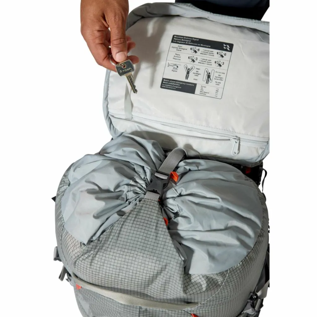 Rab Hyperon M/L backpack 65 liter dark pewter anthraci< Backpacks