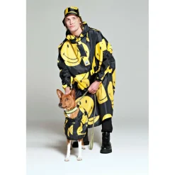 Rainkiss All Smiles X Smiley regenponcho black< Regenkleding & -Laarzen