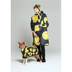 Rainkiss All Smiles X Smiley regenponcho black< Regenkleding & -Laarzen
