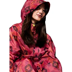 Regenkleding & -Laarzen-Rainkiss Ikat regenponcho merlot purple