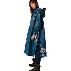 Regenkleding & -Laarzen-Rainkiss Japanese Blossom regenponcho blue