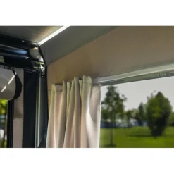 Reda Adventure 120 cm voorwand gordijn grey< Voorwanden