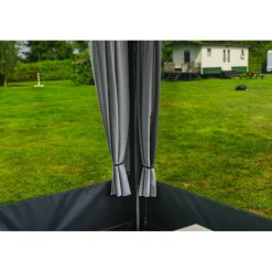 Reda Adventure 120 cm voorwand gordijn grey< Voorwanden