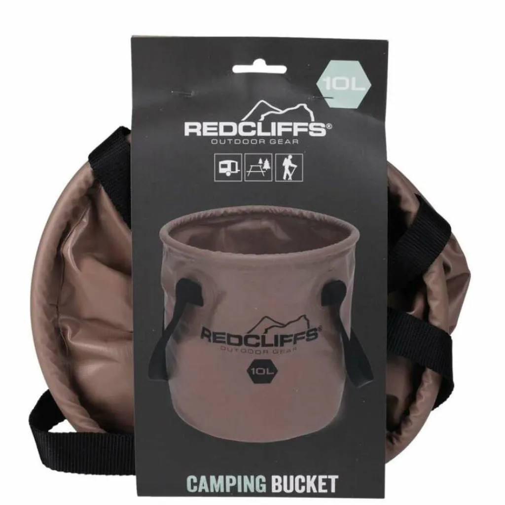 Emmers & Bakken-Redcliffs Opvouwbare emmer 10 liter brown