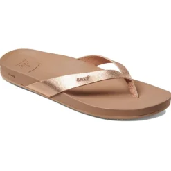 Slippers-Reef Cushion Bounce Court slippers dames rose gold