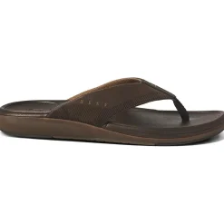 Reef Cushion Norte slippers heren dark brown< Slippers