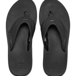 Reef Fanning slippers heren black< Slippers