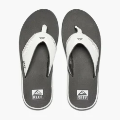 Reef Fanning slippers heren grey white< Slippers