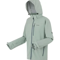 Outdoor Jack-Regatta Arana softshell jas heren glacier green