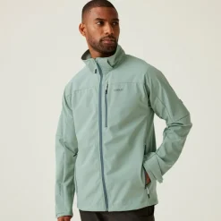 Outdoor Jack-Regatta Arana softshell jas heren glacier green
