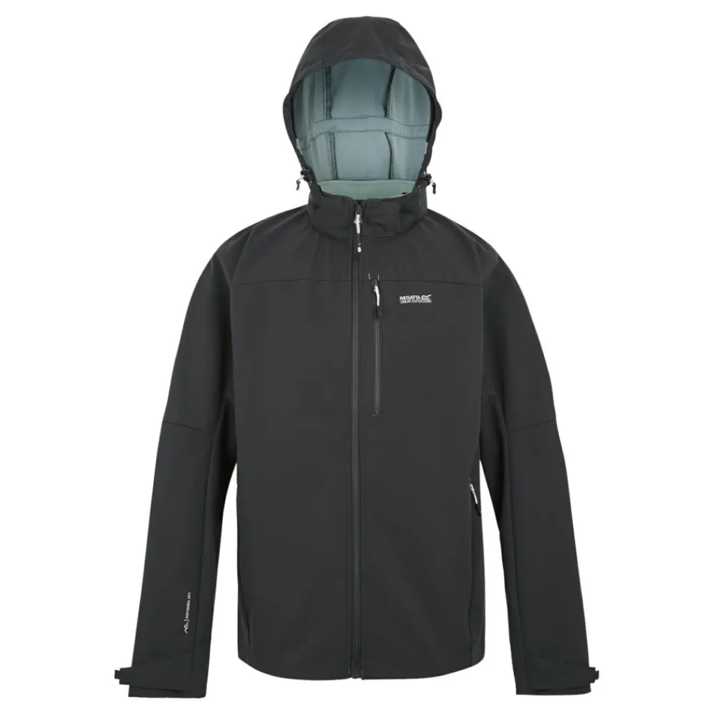 Regatta Arana softshell jas heren ash black< Outdoor Jack