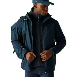 Regatta Coriver softshell jas heren navy< Outdoor Jack