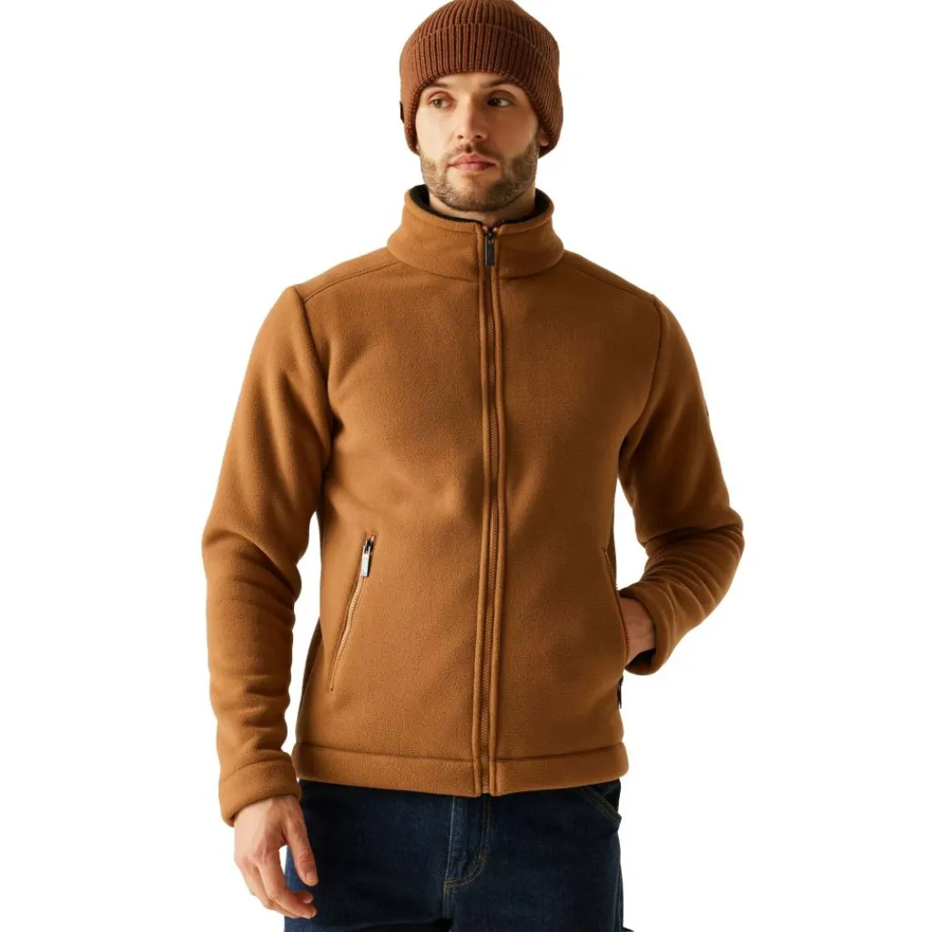 Fleece Vest-Regatta Garrian II fleece vest heren brown