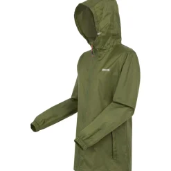 Regenkleding & -Laarzen-Regatta Pack It III regenjas dames nephrite green