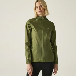 Regenkleding & -Laarzen-Regatta Pack It III regenjas dames nephrite green