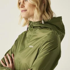 Regenkleding & -Laarzen-Regatta Pack It III regenjas dames nephrite green