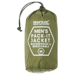 Regatta Pack It III regenjas heren nephrite green< Regenkleding & -Laarzen