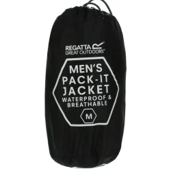 Regenkleding & -Laarzen-Regatta Pack It III regenjas heren black