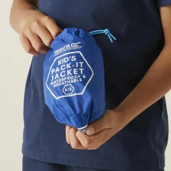 Regenkleding & -Laarzen-Regatta Pack It regenjas junior olympian blue elysium blue