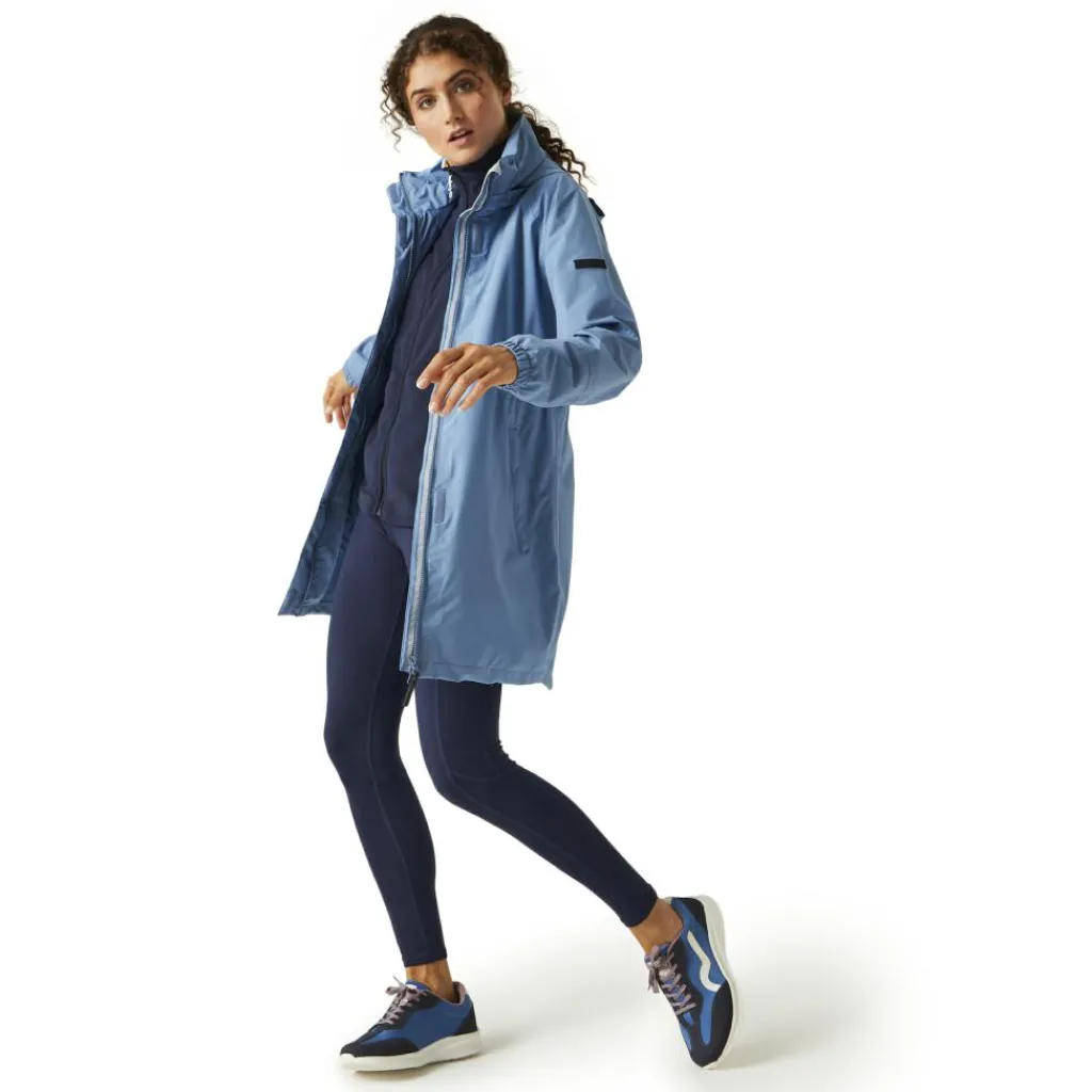Outdoor Jack-Regatta Sagano parka outdoor jack dames coronet blue white