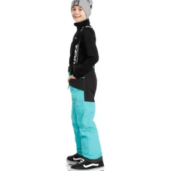 Wintersport|Skibroeken-Rehall Digger skibroek junior aqua black