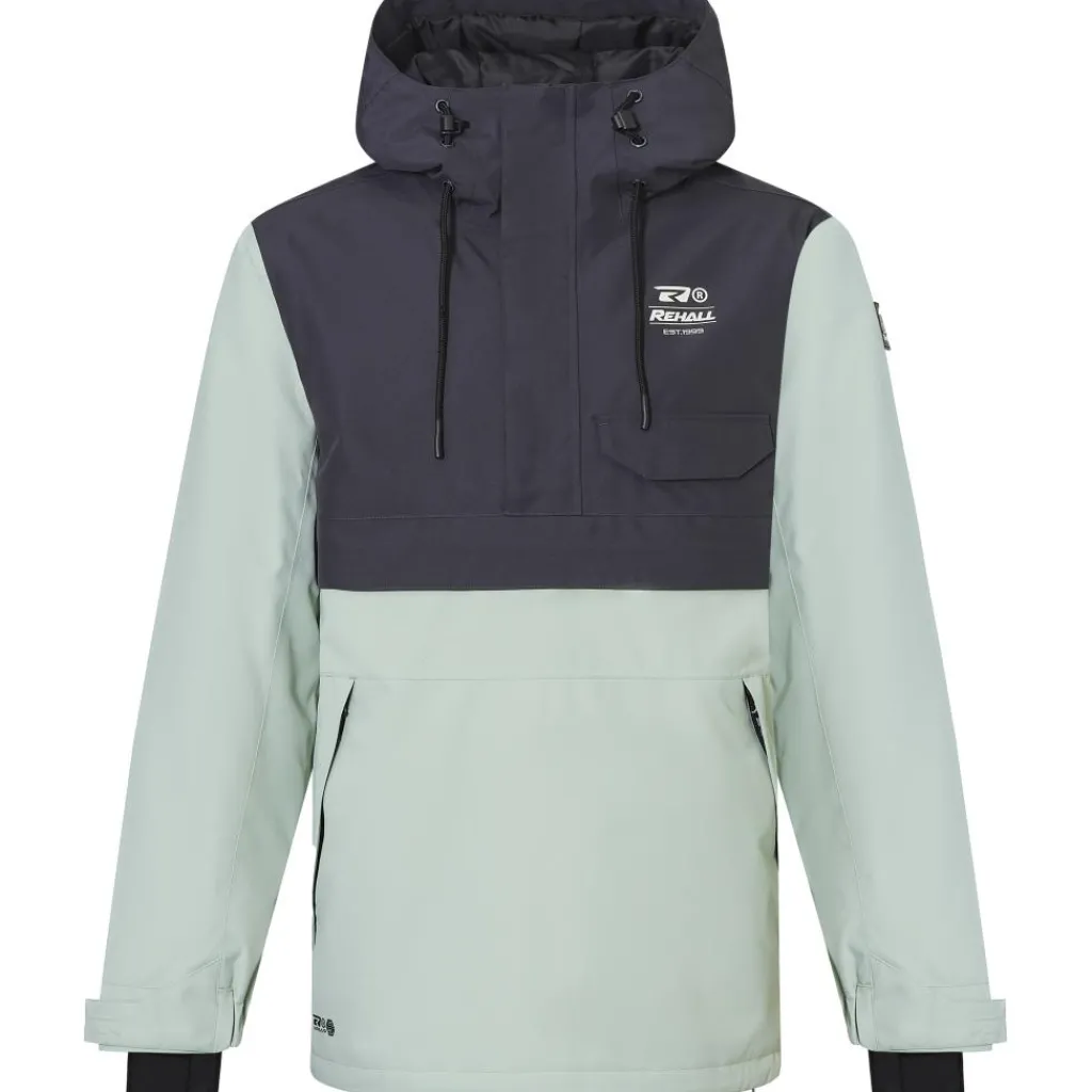 Rehall MANN-R anorak winterjas heren aqua gray< Ski Jassen|Wintersport