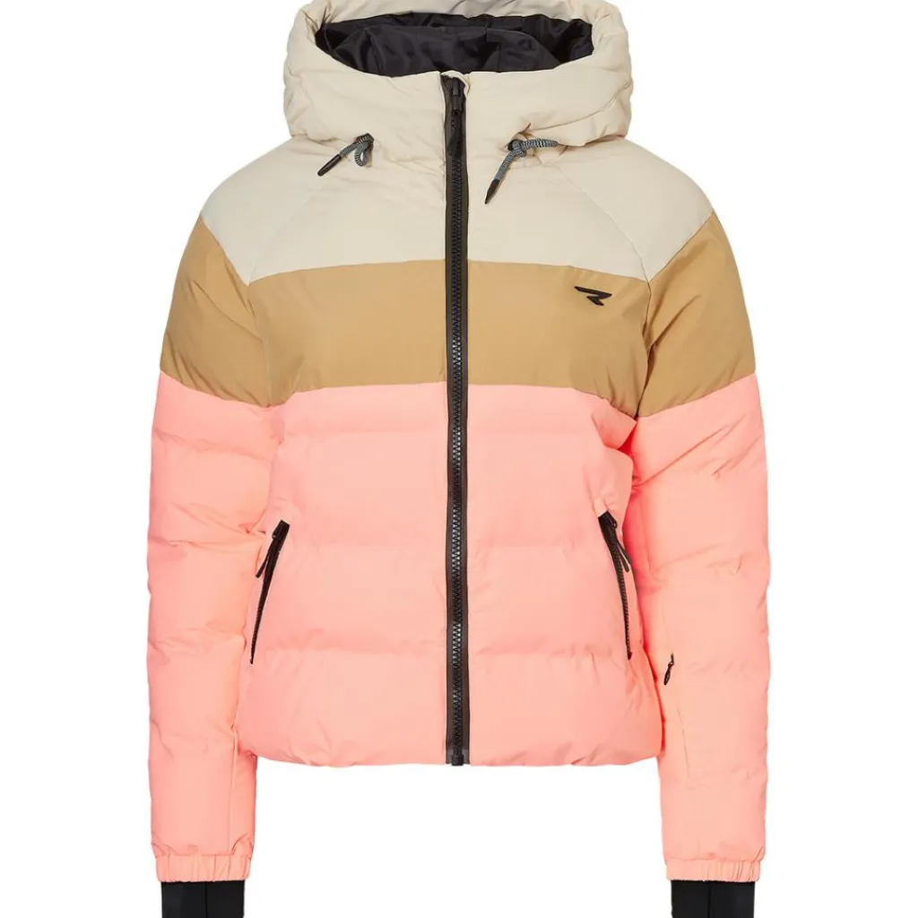 Ski Jassen|Wintersport-Rehall NADY-R winterjas dames pink coral