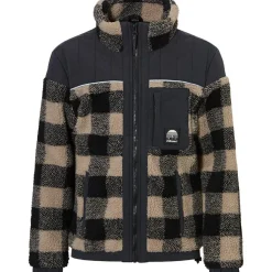 Rehall RITCHALL-R fleece vest junior stone check< Ski Vesten|Wintersport