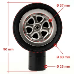 Reich haakse afvoerplug 39 mm< Tankdoorvoeren & Afvoerpluggen