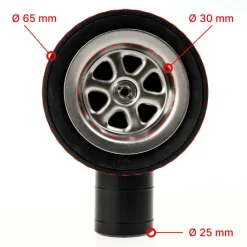 Reich haakse afvoerplug 33 mm< Tankdoorvoeren & Afvoerpluggen