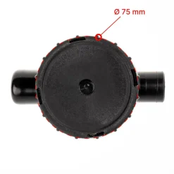 Tankdoorvoeren & Afvoerpluggen-Reich Sifon dubbele afvoerplug met RVS zeefje en afsluit