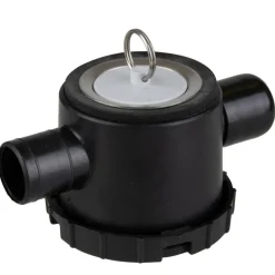 Tankdoorvoeren & Afvoerpluggen-Reich Sifon dubbele afvoerplug met RVS zeefje en afsluit