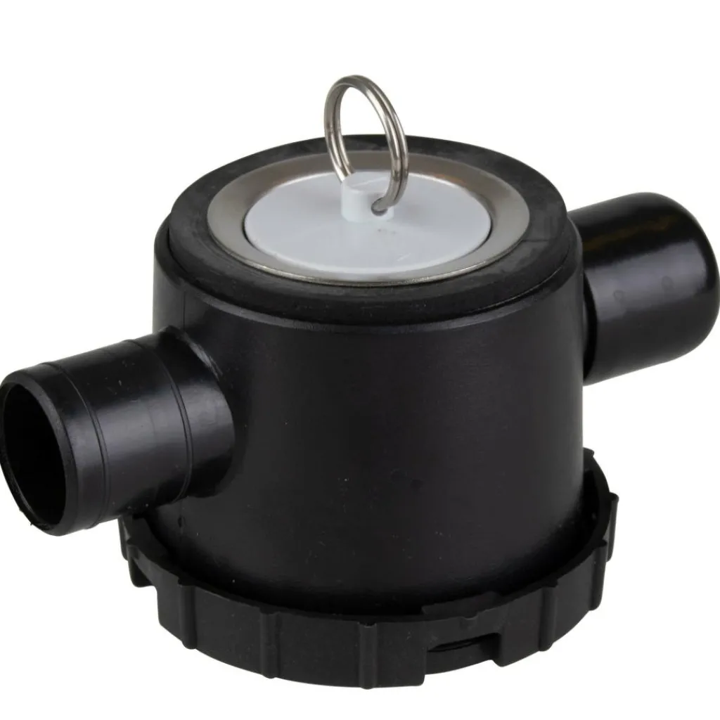 Tankdoorvoeren & Afvoerpluggen-Reich Sifon dubbele afvoerplug met RVS zeefje en afsluit