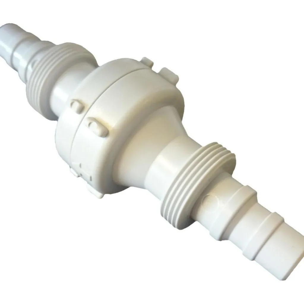 Reich Terugslagventiel met 2 slangtules< Tankdoorvoeren & Afvoerpluggen