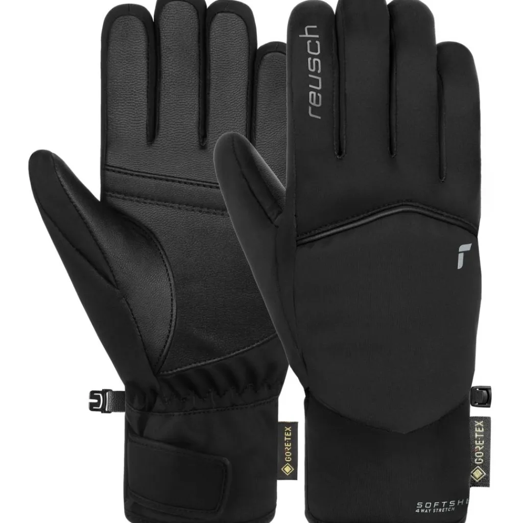 Handschoenen & Wanten|Wintersport-Reusch Amira GORE-TEX handschoenen dames black silver