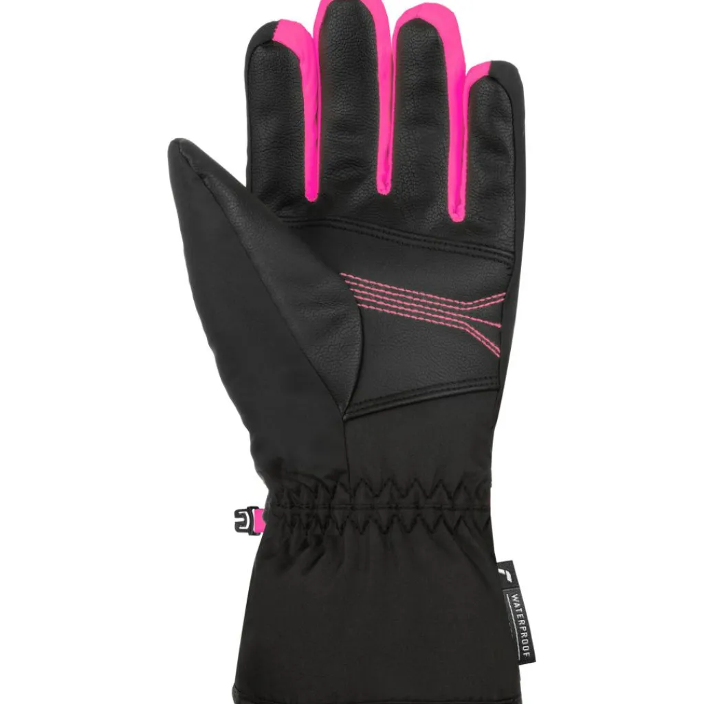 Handschoenen & Wanten|Wintersport-Reusch Bennet R-TEX XT handschoenen junior black black melange pink glo