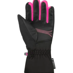 Handschoenen & Wanten|Wintersport-Reusch Bennet R-TEX XT handschoenen junior black black melange pink glo
