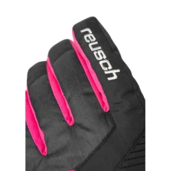 Handschoenen & Wanten|Wintersport-Reusch Bennet R-TEX XT handschoenen junior black black melange pink glo