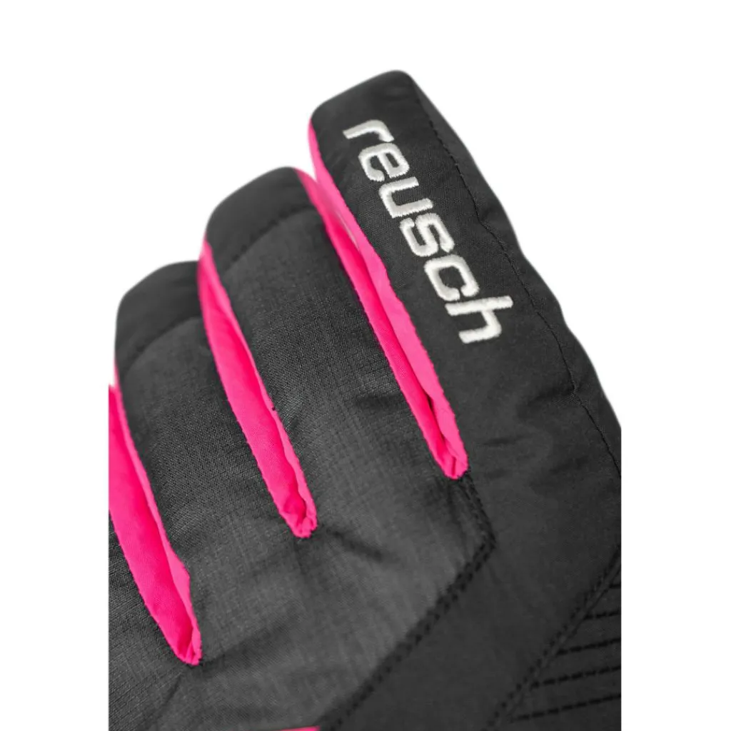 Handschoenen & Wanten|Wintersport-Reusch Bennet R-TEX XT handschoenen junior black black melange pink glo